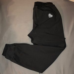 Dark Grey Jogger Scrub Pants